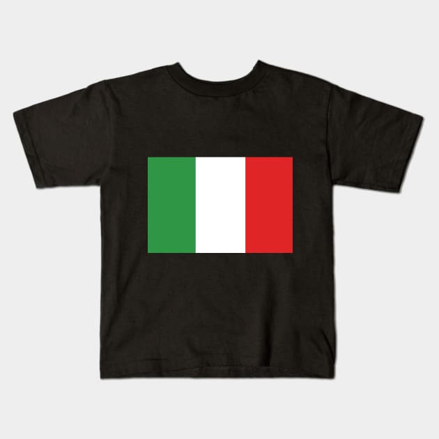 Italy Kids T-Shirt by Wickedcartoons